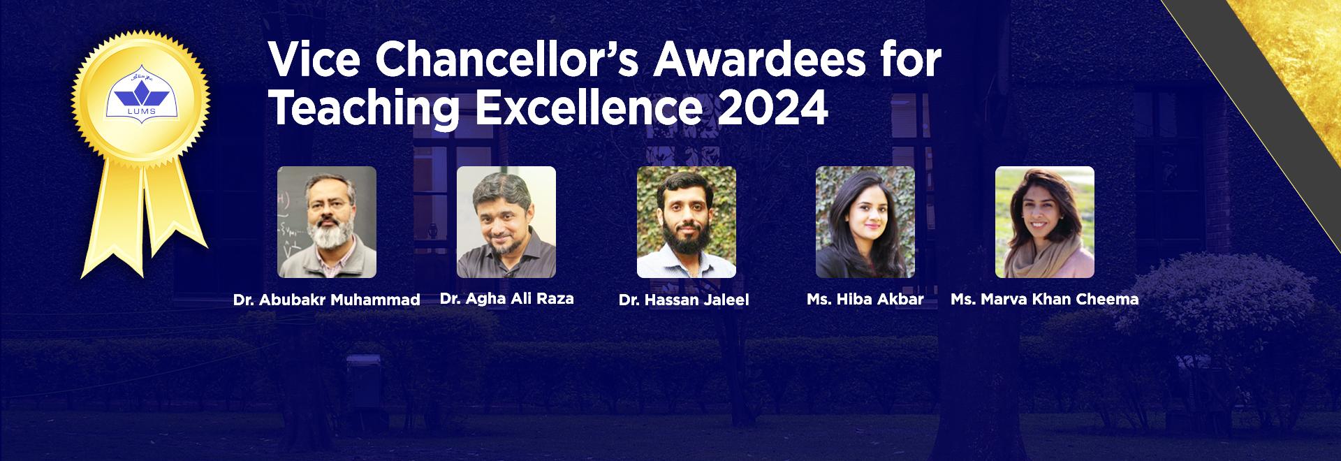 Meet the 2023-24 Winners of the Vice Chancellor’s Award for Teaching Excellence