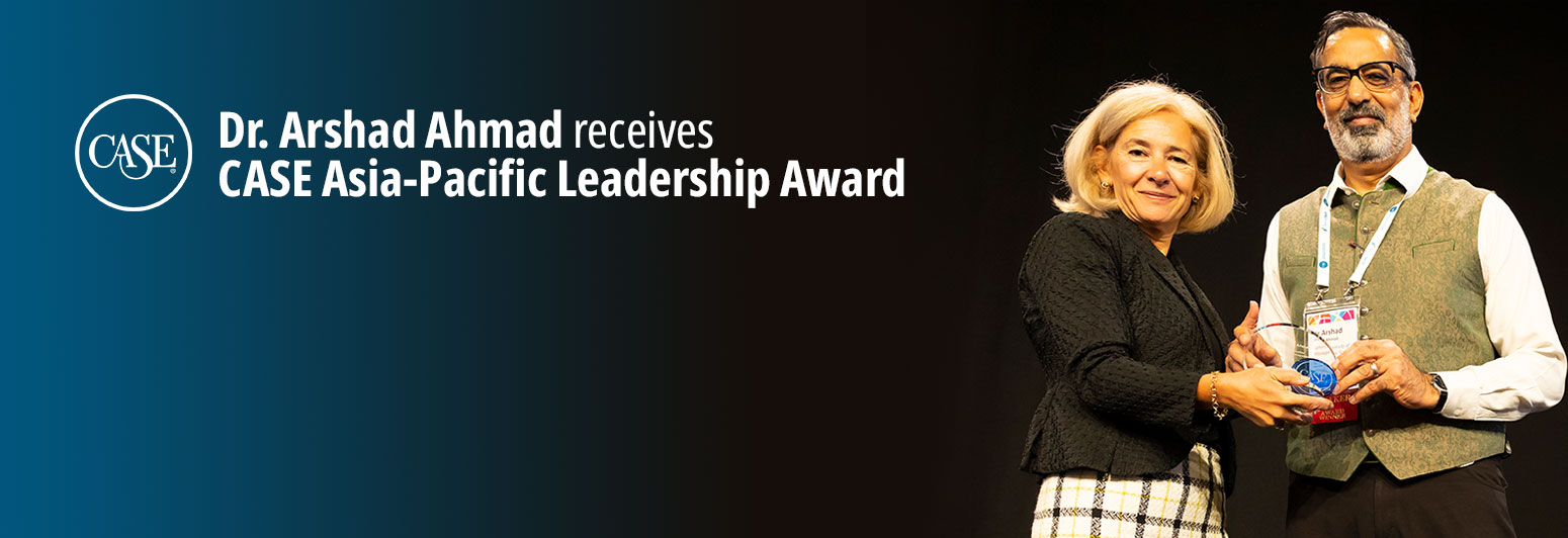 Dr. Arshad Ahmad is the first recipient from a South Asian university to receive this award!