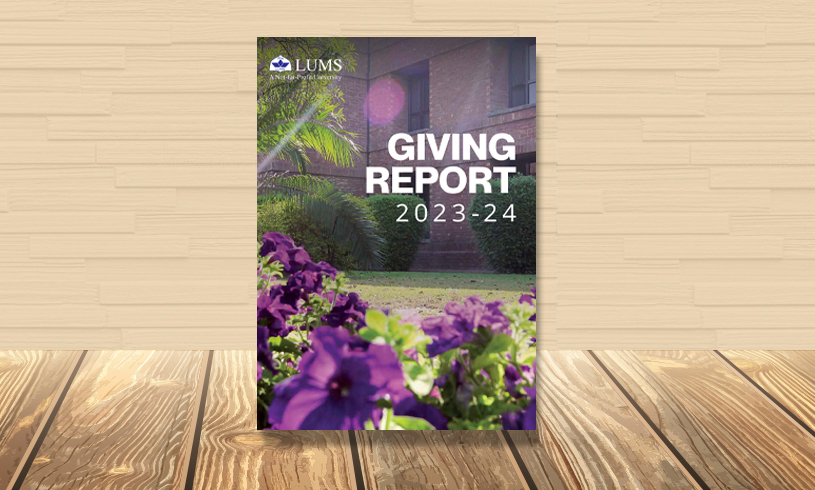 Read the latest issue of the Giving Report!