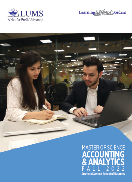  MS Accounting and Analytics Fall 2022