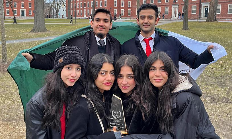 LUMS Model UN delegation stands out at Harvard conference