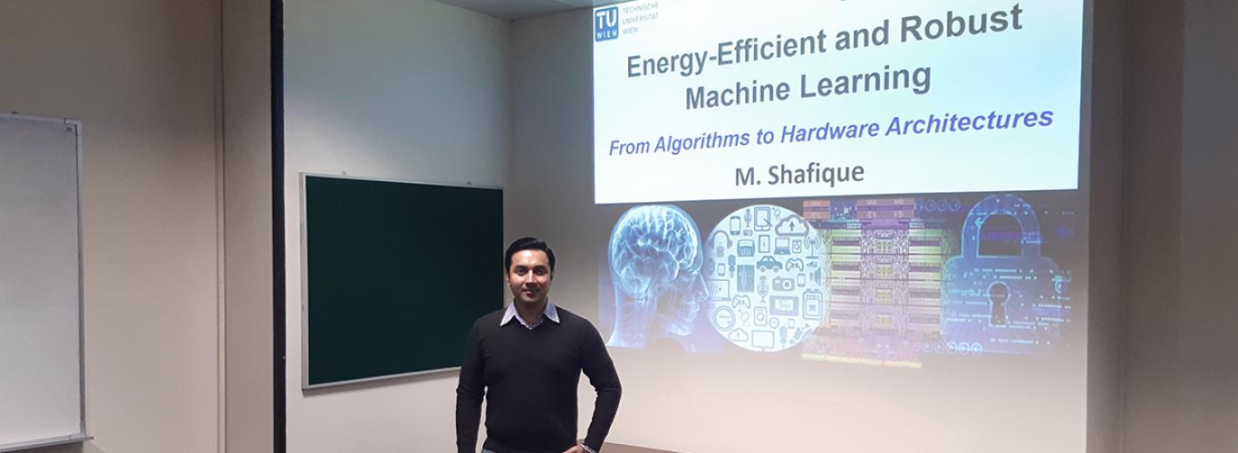 Department of Electrical Engineering Holds Talk on Energy-Efficient and Robust Machine Learning