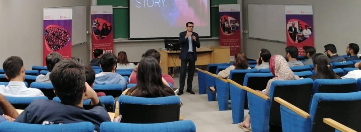 Director HR Coca Cola Içecek Holds an Interactive Session with LUMS Students