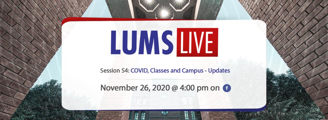 Blue text on white background spelling out session name and date