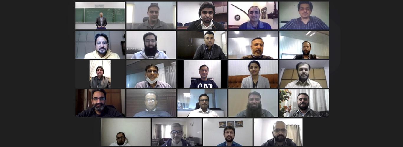 image of participants of the online programme