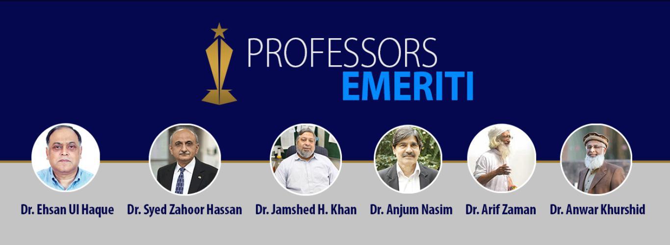 LUMS Honours Six Outstanding Teachers With ‘Professor Emeritus’ Title