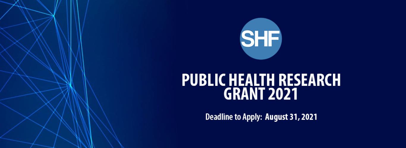 Applications Open for Shahid Hussain Foundation’s Public Health Research Grant 2021