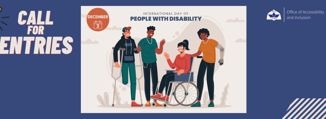 Call for Entries for the International Day of People with Disability