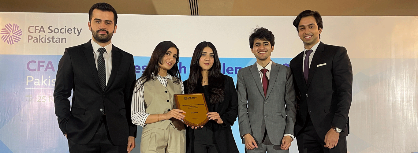 SDSB Team Wins the Pakistan Final of the CFA Institute Research Challenge 2024-25 