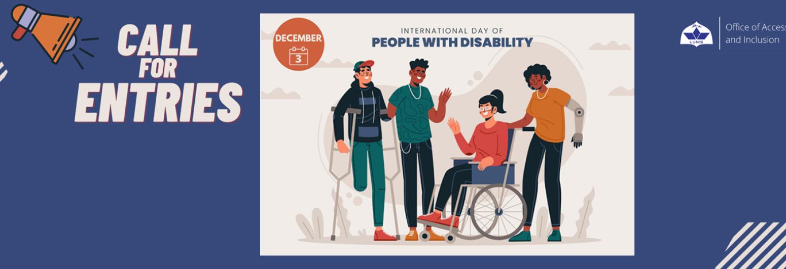 Call for Entries for the International Day of People with Disability