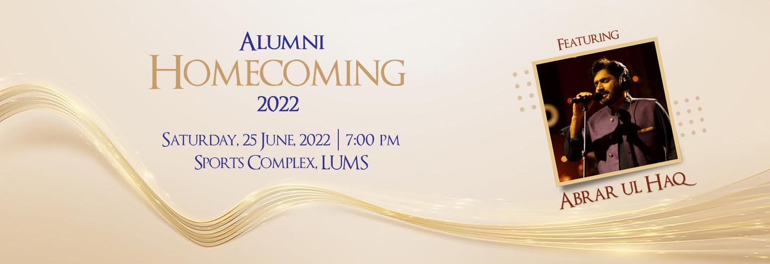 Join us at the Alumni Homecoming 2022!