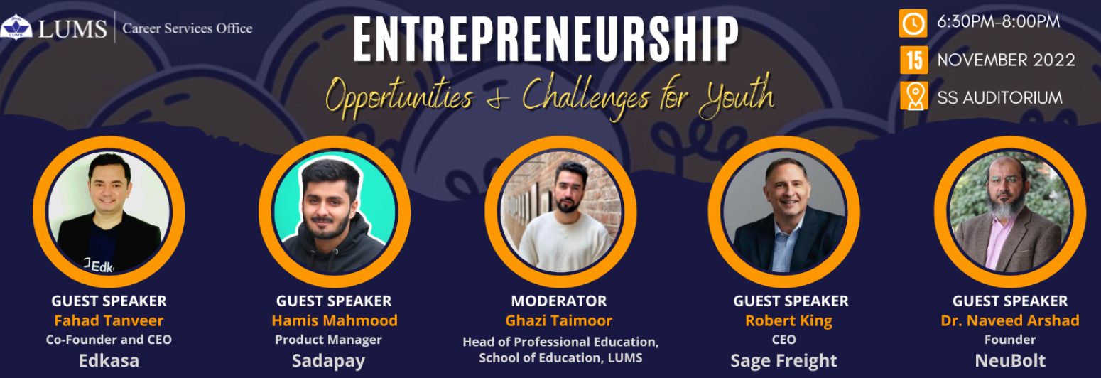 Entrepreneurship: Challenges and Opportunities for Youth – A Panel Discussion by CSO