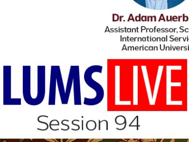 LUMS Live logo on white background with Session 94 written underneath