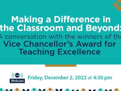 Making a Difference in the Classroom and Beyond: A conversation with the winners of LUMS Vice Chancellor’s Award for Teaching Excellence