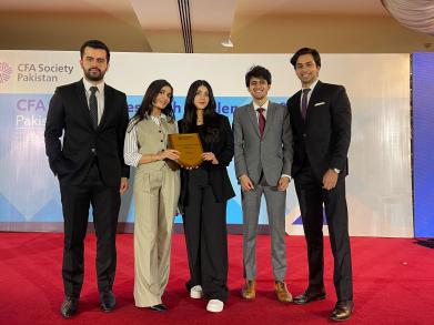 SDSB Team Wins the Pakistan Final of the CFA Institute Research Challenge 2024-25 