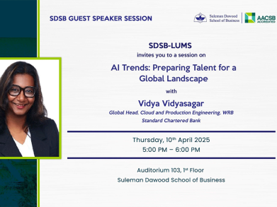 SDSB Speaker Session - AI Trends: Preparing Talent for a Global Landscape